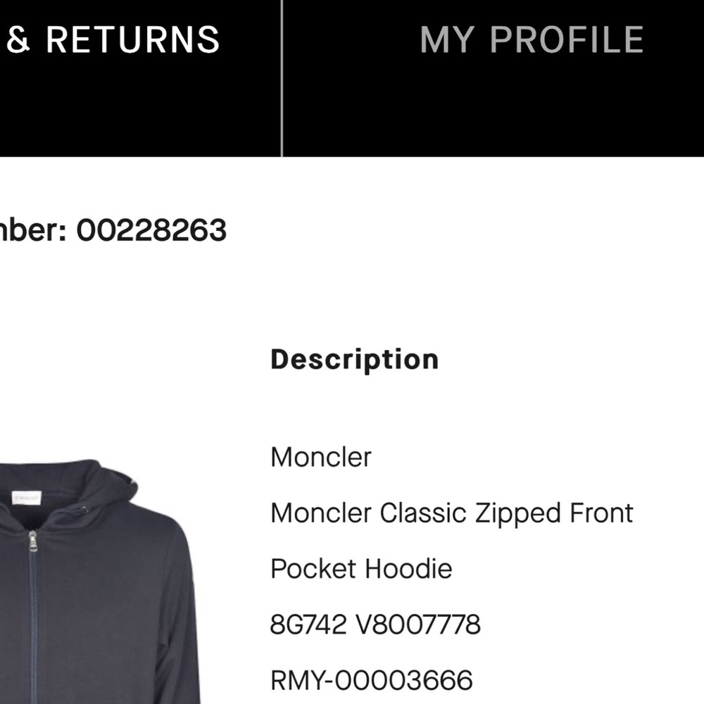 Moncler Men’s Tracksuit Size Medium
